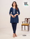 Bloom By Blue Hills Rayon Side Cut Short Kurtis Wholesale Market In Surat